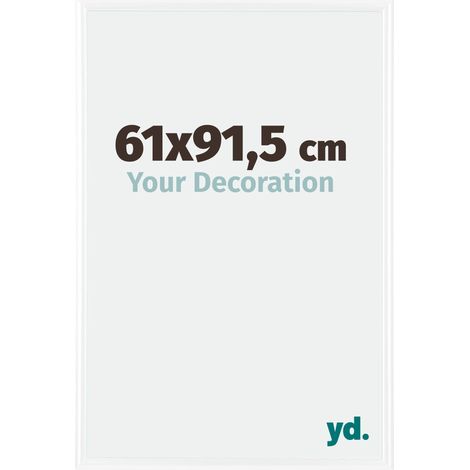yd. - Cadre photo 61x91.5 - Blanc Brillant - Plastique - Bordeaux