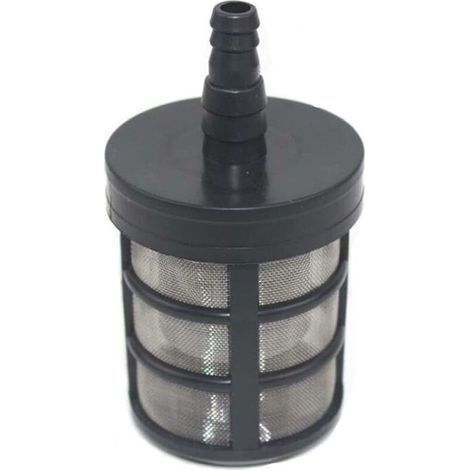 Colador para manguera de jardín, colador de doble capa de acero inoxidable, colador para bomba de succión de agua, colador para lavado de autos, colador para jardín y agricultura. (1/4)