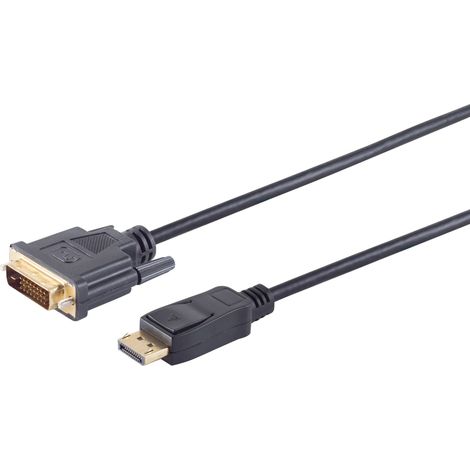 Câble adaptateur DisplayPort 1.2 vers DVI-D 1080p 2m S-IMPULS