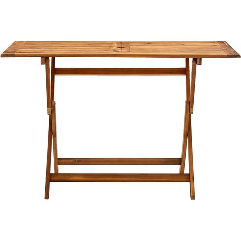 Maison Exclusive - Klappbarer Gartentisch 120x70x75 cm Massivholz