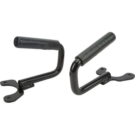Poignées de maintien avant de voiture, barre de remplacement revêtue de poudre noire pour Jeep Wrangler TJ 1997‑2006 (1/5)