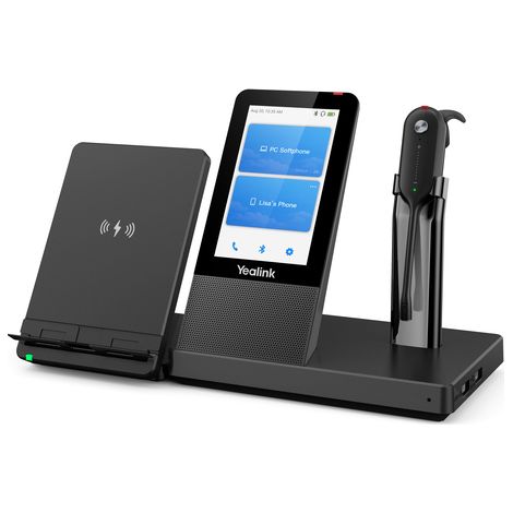 Cuffie wireless Yealink WH67 UC nere (1/5)