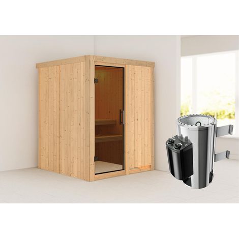 MH Minja Front 3,6kW int.Strg graphitfarbende Ganzglastür
