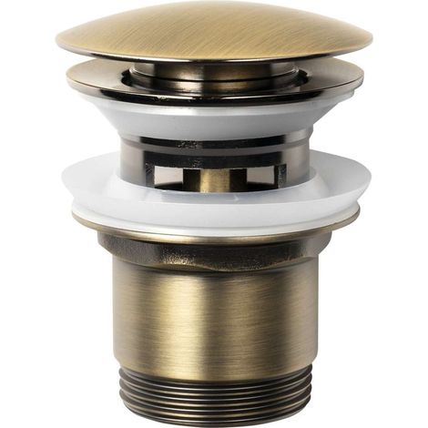 Aqualine - Salida de lavabo, ClickClack, bronce TF7001A (1/3)