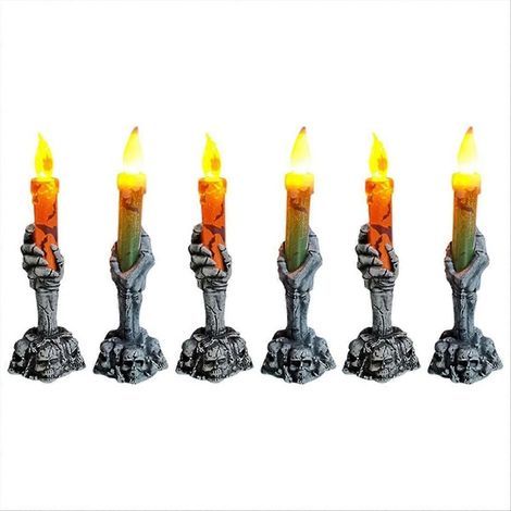 Décorations d'Halloween pour la maison : squelettes, fantômes, bougies, citrouilles, fête d'Halloween