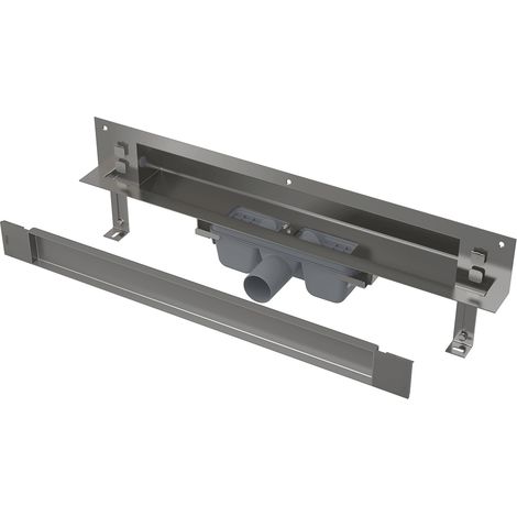 Alcadrain APZ5-TWIN SPA Abflusssystem für Einbau in die Wand LED Blau 650mm (1/3)