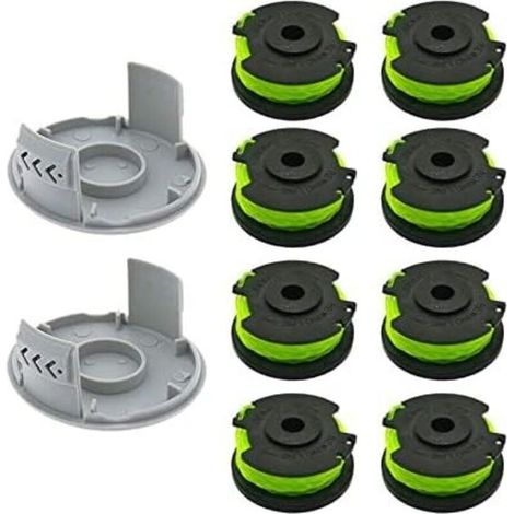 Bobine Fil Débroussailleuse - 8 Pièces - Nylon 2mm - Compatible Ryobi 36V - RLT36B33 RY36LT33A (1/5)