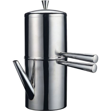 Caffettiera napoletana in acciaio inox, 1-2 tazze, modello Ilsa Tz 1/2 (1/5)