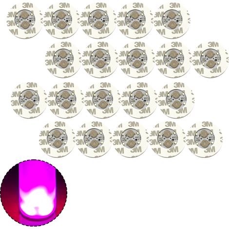 Dessous de verre LED, autocollants lumineux pour boissons, gobelets lumineux clignotants, parfaits pour les fêtes, mariages et bars. (1/5)