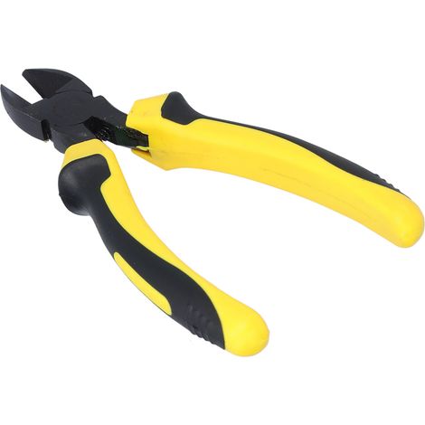 Pince coupante diagonale de 15 cm (6 pouces) en acier allié au chrome-vanadium, robuste, pour électricien (1/5)