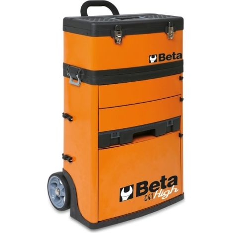 Beta C41H Trolley portautensili 2 moduli - Arancio