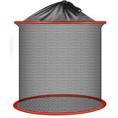 Panier a Poissons Flottant,Cage de Rangement Pliable pour Poissons d'eau Douce avec Corde d'attache pour la Pêche en Plein Air