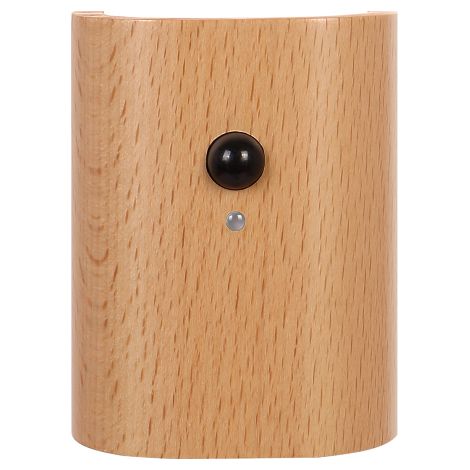 Innenwandleuchte mit Bewegungsmelder, doppeltem wiederaufladbarem LED-Kopf, magnetischer Befestigung.