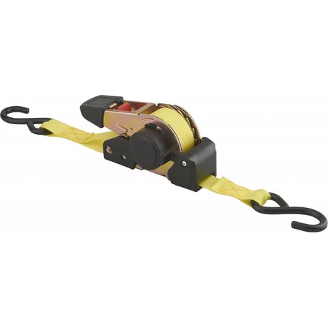 Cinghia di serraggio, 3,5m, cricchetto automatico, giallo - THIRARD