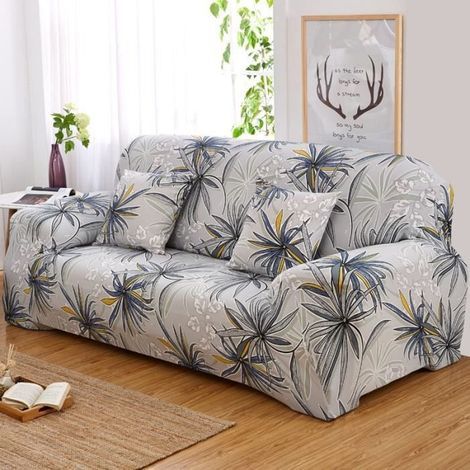 2-Sitzer-Sofabezug, Stretch-Sofaschutz, Ganzsofabezug, Sofakissen (Stil 4) (1/4)