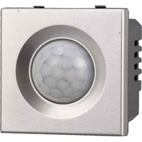 ETTROIT AG1801 PIR-Bewegungsmelder, Timer, 2P, 2 Plätze, 2M, Grau, kompatibel mit Bticino Axolute