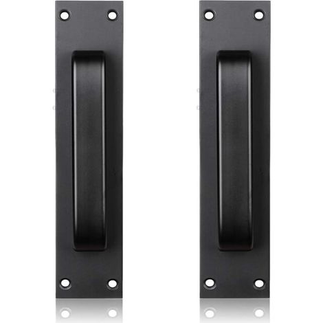 Tirador negro para puerta corredera de cocina/muebles/armario/ropero/cajón para bufandas de puerta de granero (1/5)