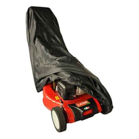 Funda para cortacésped de poliéster negro 185 x 59 x 68 cm