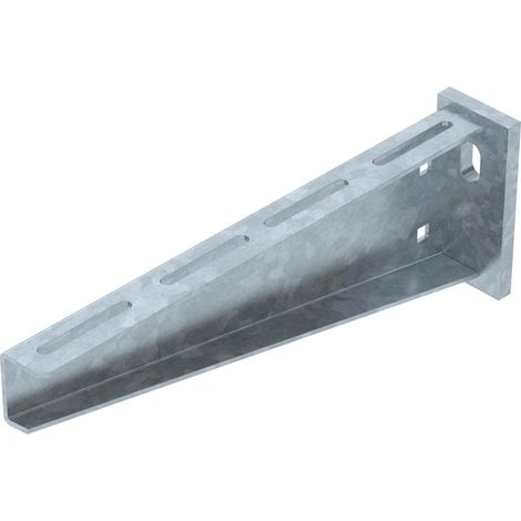 OBO Bettermann Mensola a parete e per montante con piastra di testa saldata B310mm Acciaio zincato a caldo, 6418570