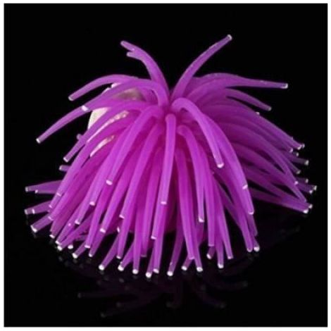 Corail Artificiel - Non spécifié - 8cm - Violet - Plastique - Décoration Aquarium (1/4)