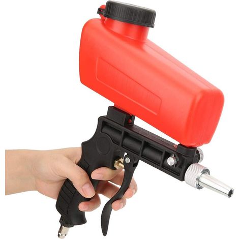 Sablage Pneumatique – Alimentation Portative avec Entrée 1/4 Po pour le Retrait, le Polissage par Pulvérisation et la Préparation – Outil de Sablage Léger en Aluminium pour les Détails (1/5)