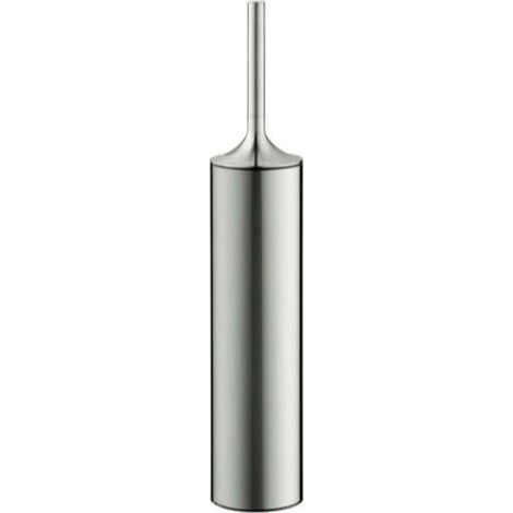 Duravit Starck T - Escobillero de pie, acero inoxidable cepillado 0099457000 (1/3)