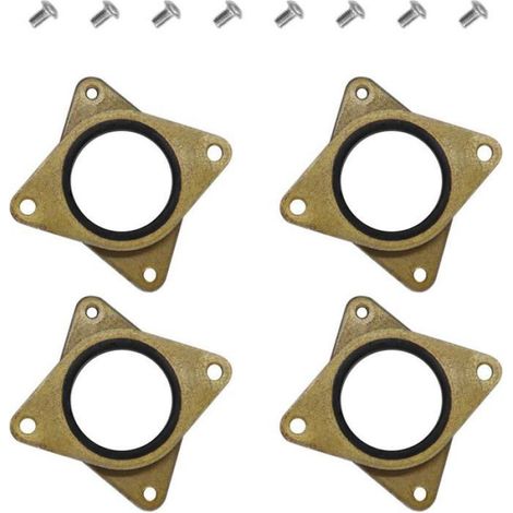 4 Amortisseur de vibration,Acier et Caoutchouc,Taille 51,8x51,8mm,Vis M3,Pour imprimante 3D (1/4)