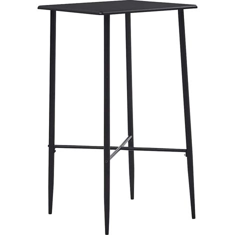 Ensemble de bar 5 pcs  Meubles de salle à manger Tissu Noir (1/5)