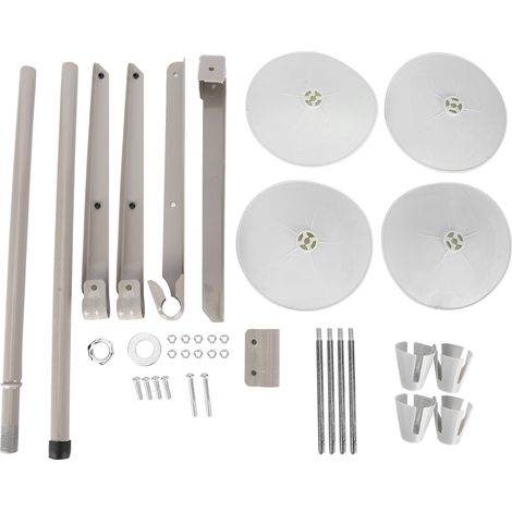 Support à fil pour machine à coudre en métal robuste, porte-bobines facile à monter, accessoire durable 3 ou 4 fils (1/4)