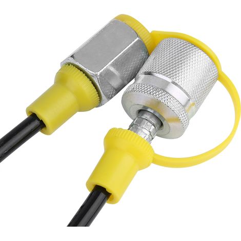 Tuyau hydraulique de 1,5 m, manomètre 0250 bar/3600 psi, raccord M162-BSP1/4 (1/5)