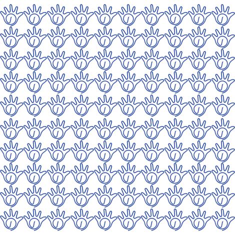 100pinces trombones métalliques innovants en forme de paume, mini réutilisables, bleus, pour bureau école maison (1/5)