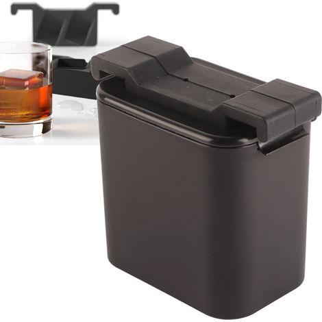 Transparente Silikon-Eiswürfelform für Whisky, mit 2 Löchern, ohne Luftblasen, farbiger Box und äußerer Kunststoffhülle. (1/5)