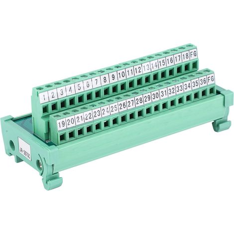 Bornier, connecteur de câble, module PLC SCSI 36P 35 mm, fournitures électriques sur rail DIN (1/5)