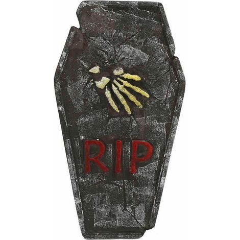 Décoration pierre tombale Halloween 59 cm - Gris (1/4)