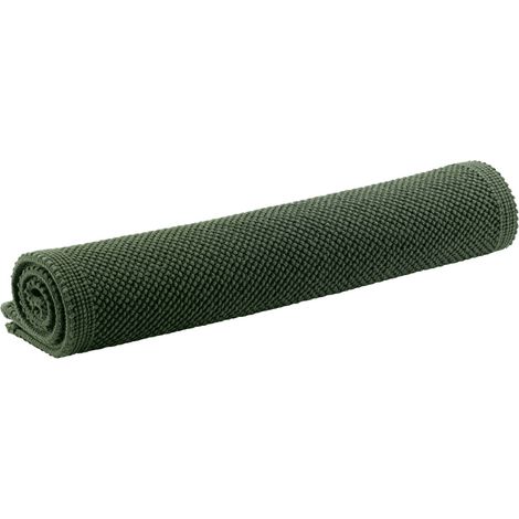 VIVARAISE - Tapis de bain Vivaraise Etia - Coton 100% - Vert Sauge - 54 x 110 cm (1/2)