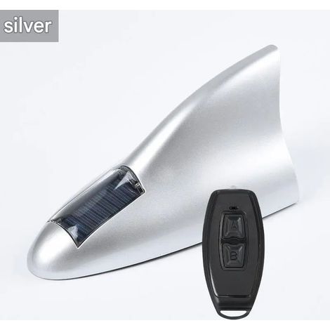 Antenne solaire magnétique pour voiture, feux LED pour camion, feux clignotants colorés, ailerons de requin, adaptés aux voitures et aux camions (1/5)