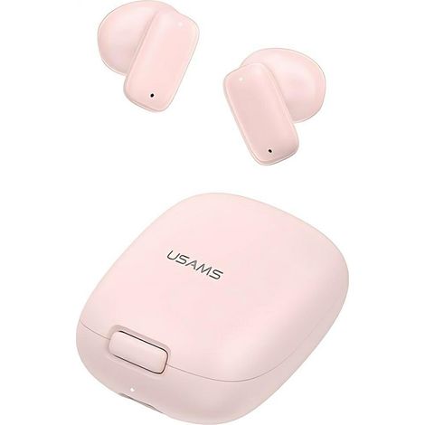 Cuffie wireless Bluetooth 5.3 TWS USAMS rosa