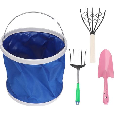 Râteau à Cinq Dents en Matériau Synthétique, Outil Rapide pour Creuser Fruits de Mer et Palourdes, 1 Set Polyvalent pour Jardinage et Plage Couleur Aléatoire (1/5)