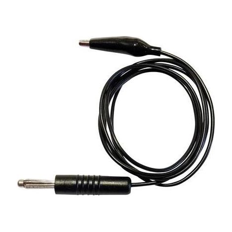 Schnepp Cable de medición PVC negro 1 metro