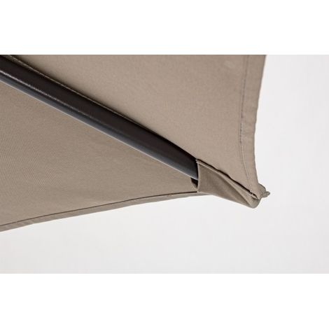 Ombrellone da giardino Tortora KALIFE diametro 300x h242 cm (1/5)