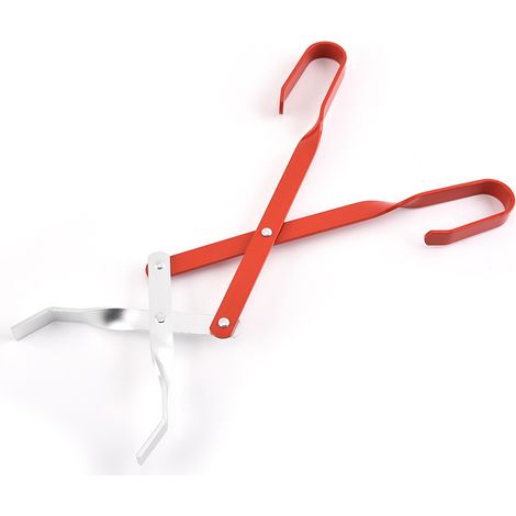 Pinces à barbecue Modèle standard Aluminium léger Manche long anti‑brûlure Revêtement anti‑oxydation (1/5)