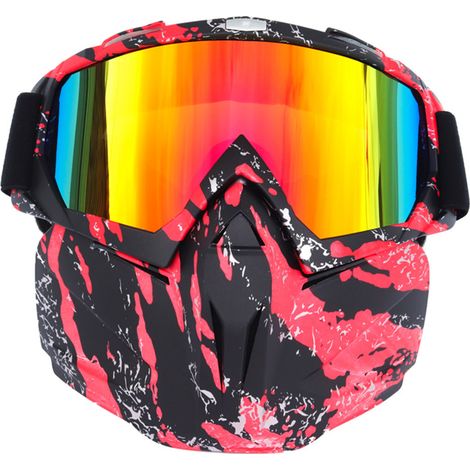 Lunettes de moto, casque, masque de protection (1/5)