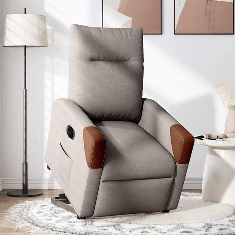 Maison Exclusive - Relaxsessel mit Aufstehhilfe Elektrisch Taupe