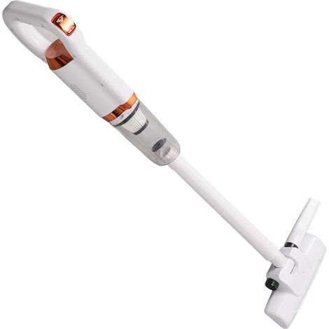 Leichter, kabelloser Stielstaubsauger mit starker 8500 Pa Saugkraft, 500 ml Staubbehälter und Handstaubsauger für Hartböden und Teppiche (weiß). (1/5)