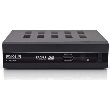 Décodeur TNT HD - AXIL - RT407 - HDMI - USB - Compatible Full HD