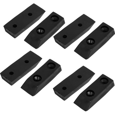 40mmx14mmx7mm Gummi Rechteck Form Möbel Fußschutz Pads Schwarz 8 stücke (74773aefa9ae609c92cd3065... (1/2)