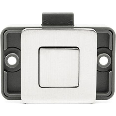 Poignée de tirage. verrous à bouton-poussoir pour tiroirs de meubles de caravane ou de bateau. sans clé (1/5)