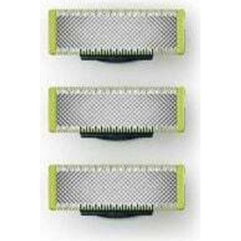 3 cuchillas de repuesto para la maquinilla de afeitar Philips OneBlade (1/4)