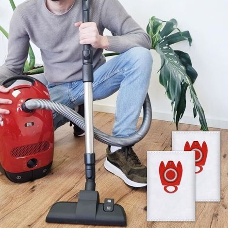Sacs d'aspirateur Miele 9917710 HyClean 3D Efficiency FJM, pour aspirateurs à sac Miele, boîte de 4 sacs H345 (1/5)