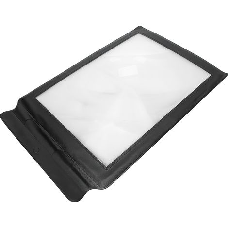 Loupe de lecture A4 pour livres, menus et journaux, verre grossissant pleine page pour malvoyants (1/5)